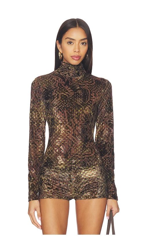 siedres cody top in brown.