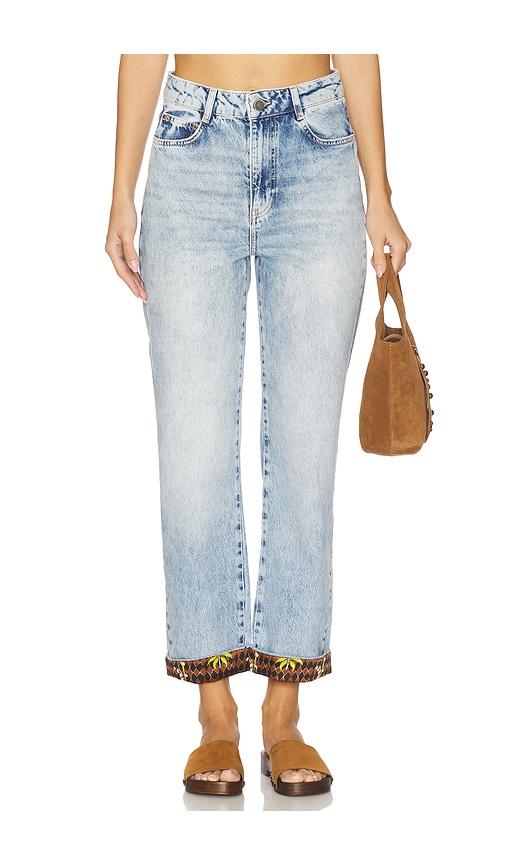 siedres daky straight leg in denim-light.