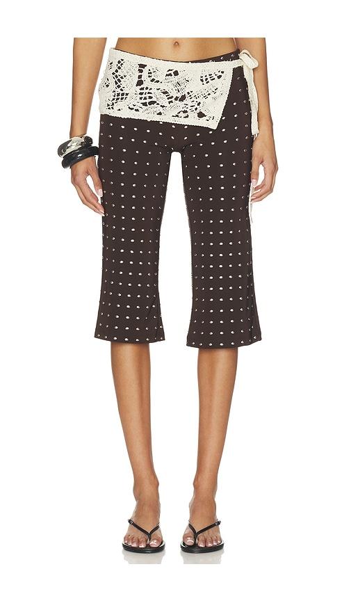 siedres gianna pant in brown.