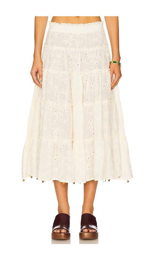 siedres jamie skirt in ivory.