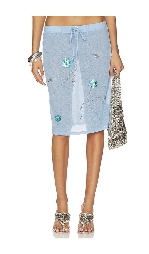 siedres liz skirt in blue. - size m (also in s)