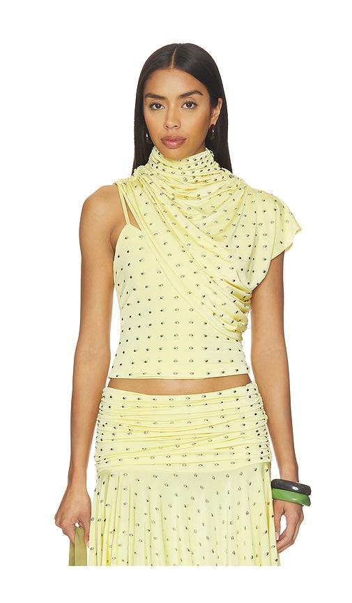 siedres silvy top in yellow.