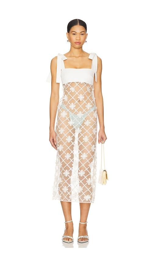 siedres tallula dress in cream.