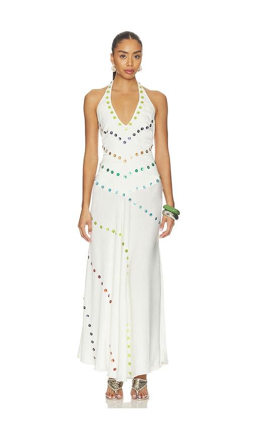 siedres vicka dress in white.