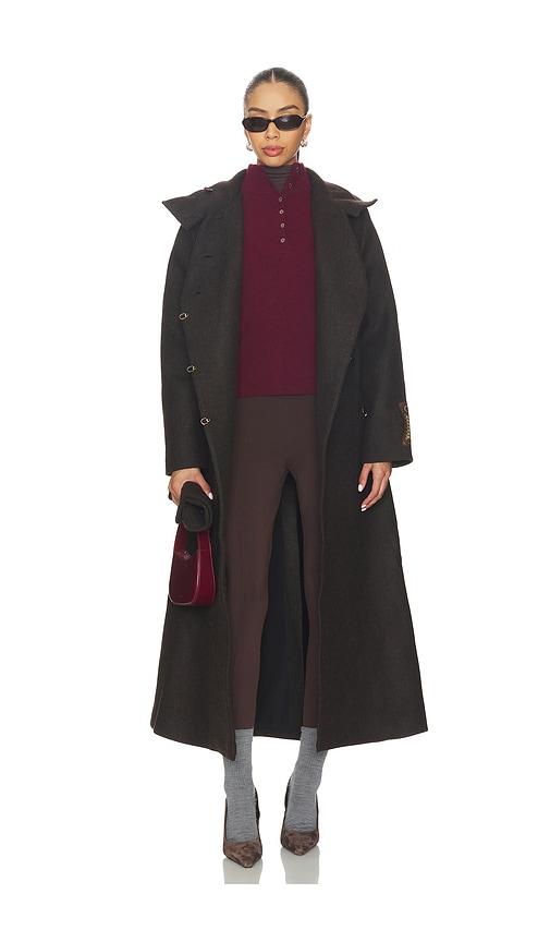 siedres wilma coat in brown.