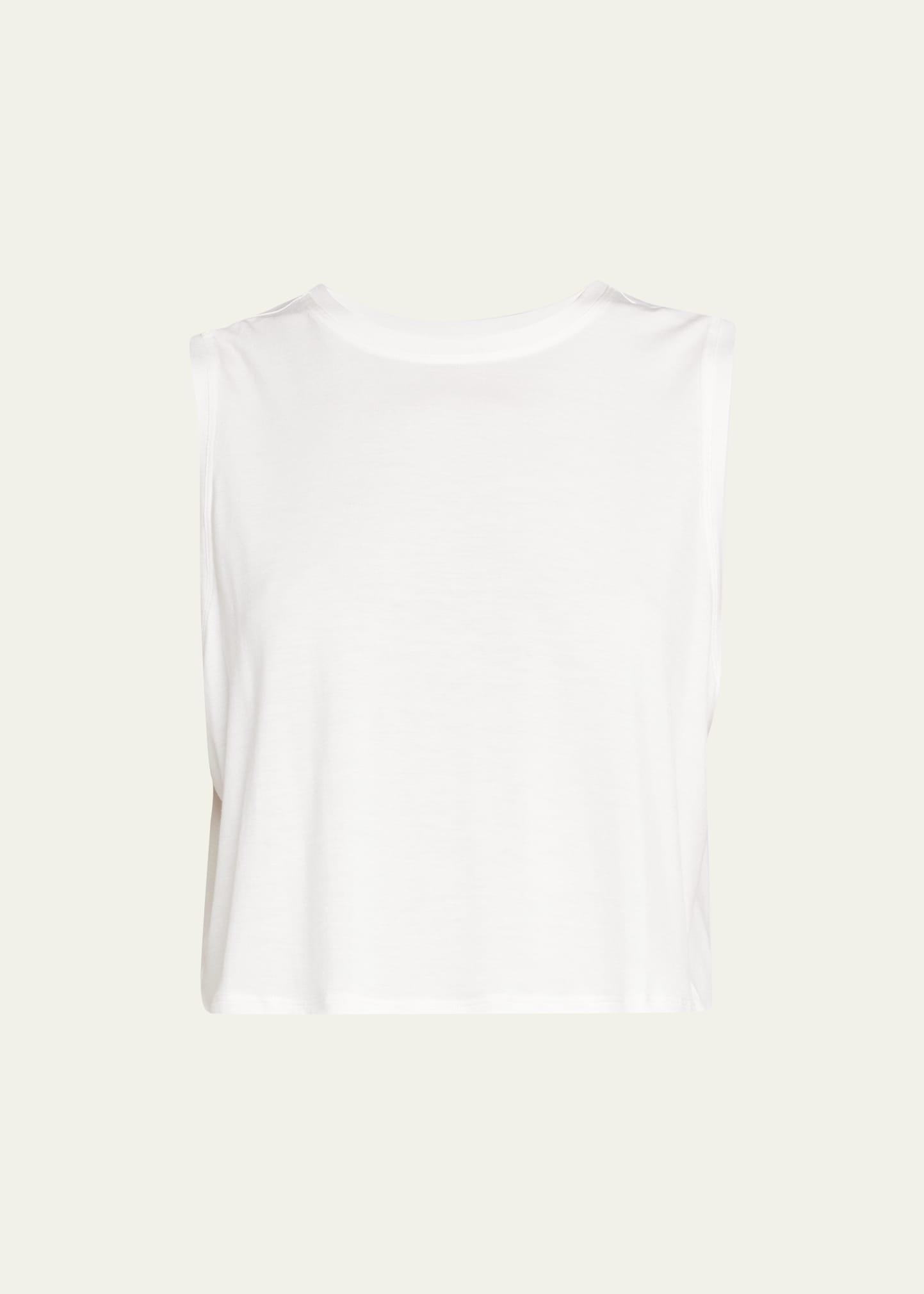 sienna cropped jersey tank
