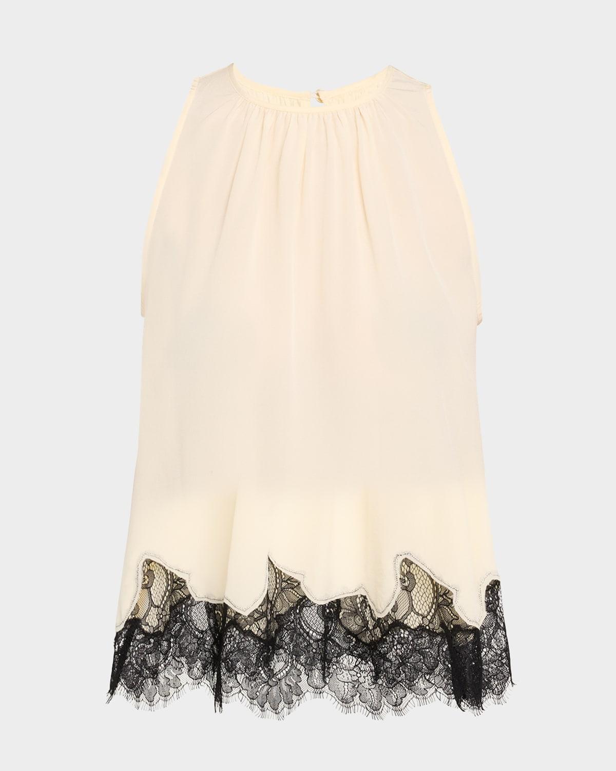 sierra halter lace top