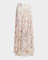 sif pleated maxi skirt