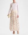 sif pleated maxi skirt