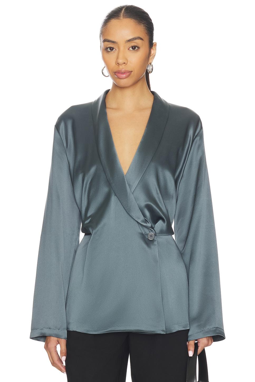 sigrun slouch waist robe top