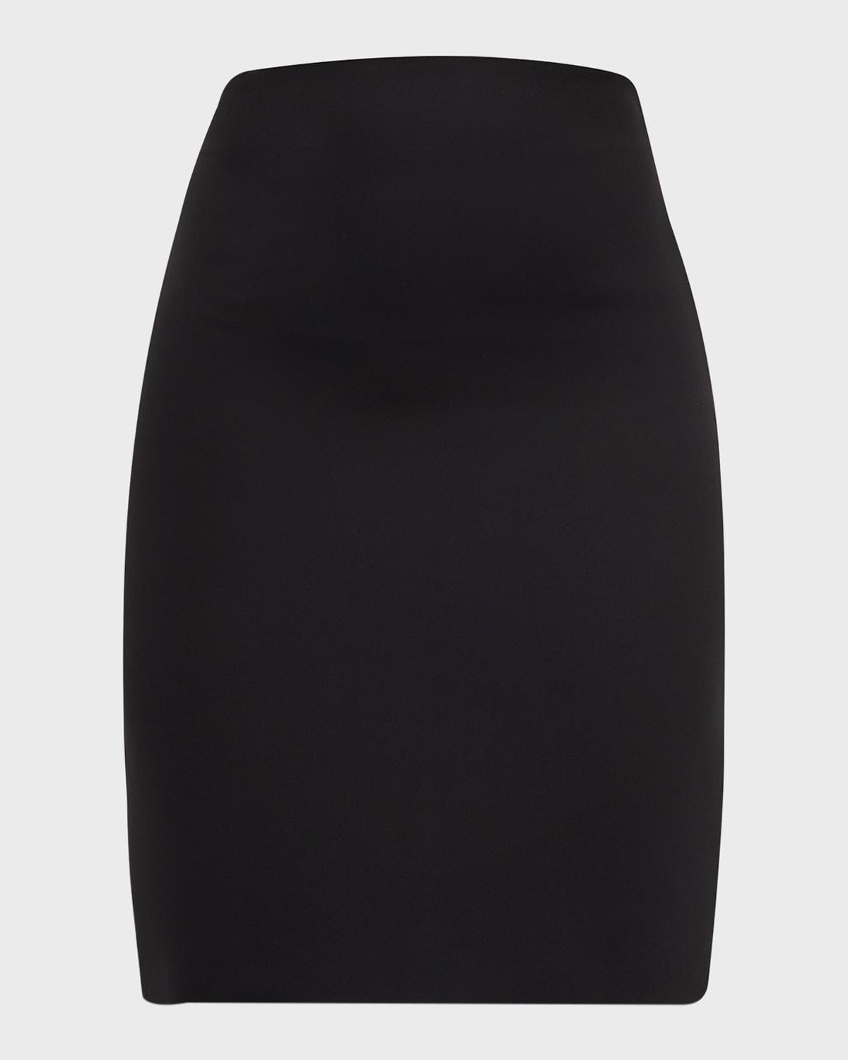 silk cady pencil skirt