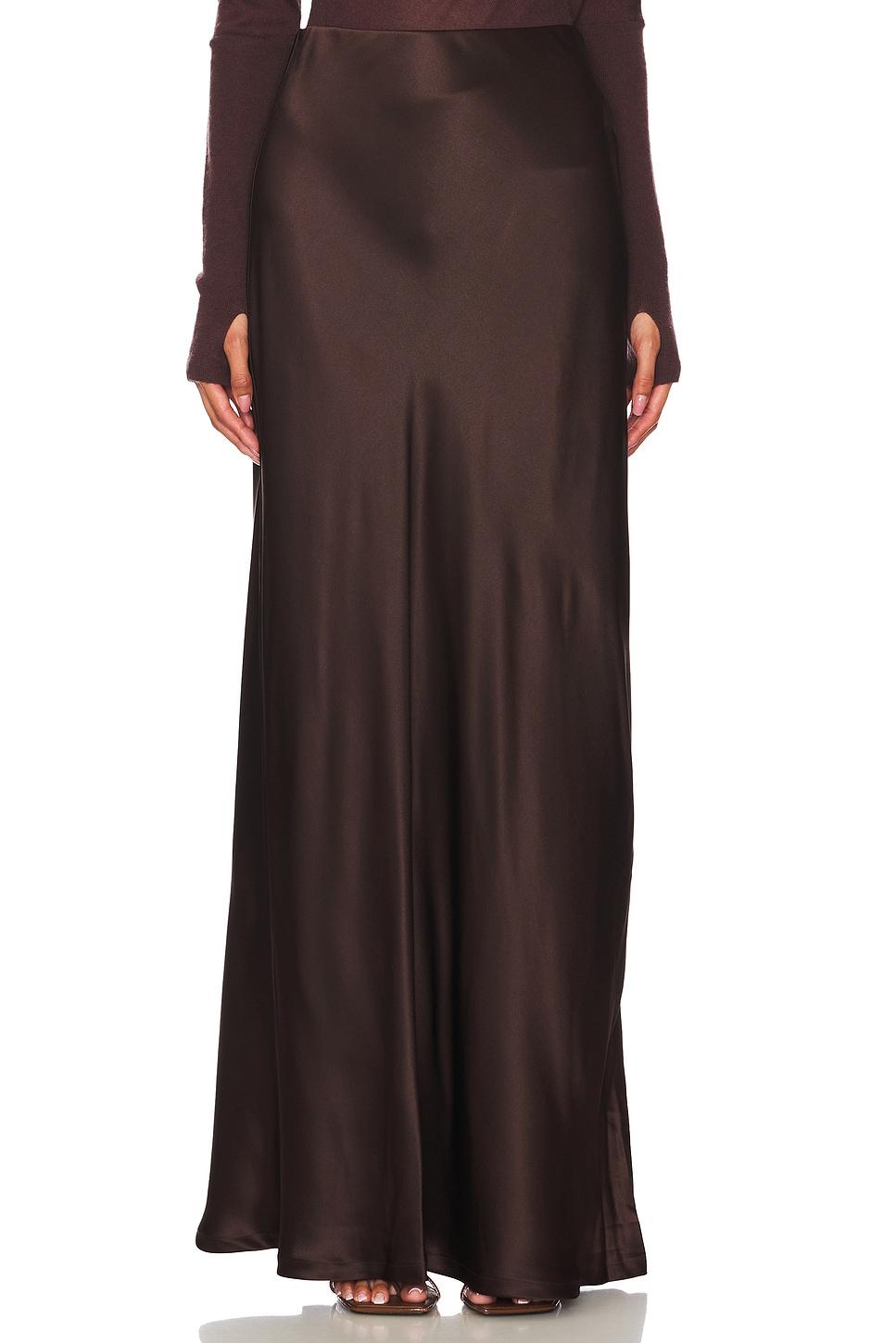 silk full length skirt
