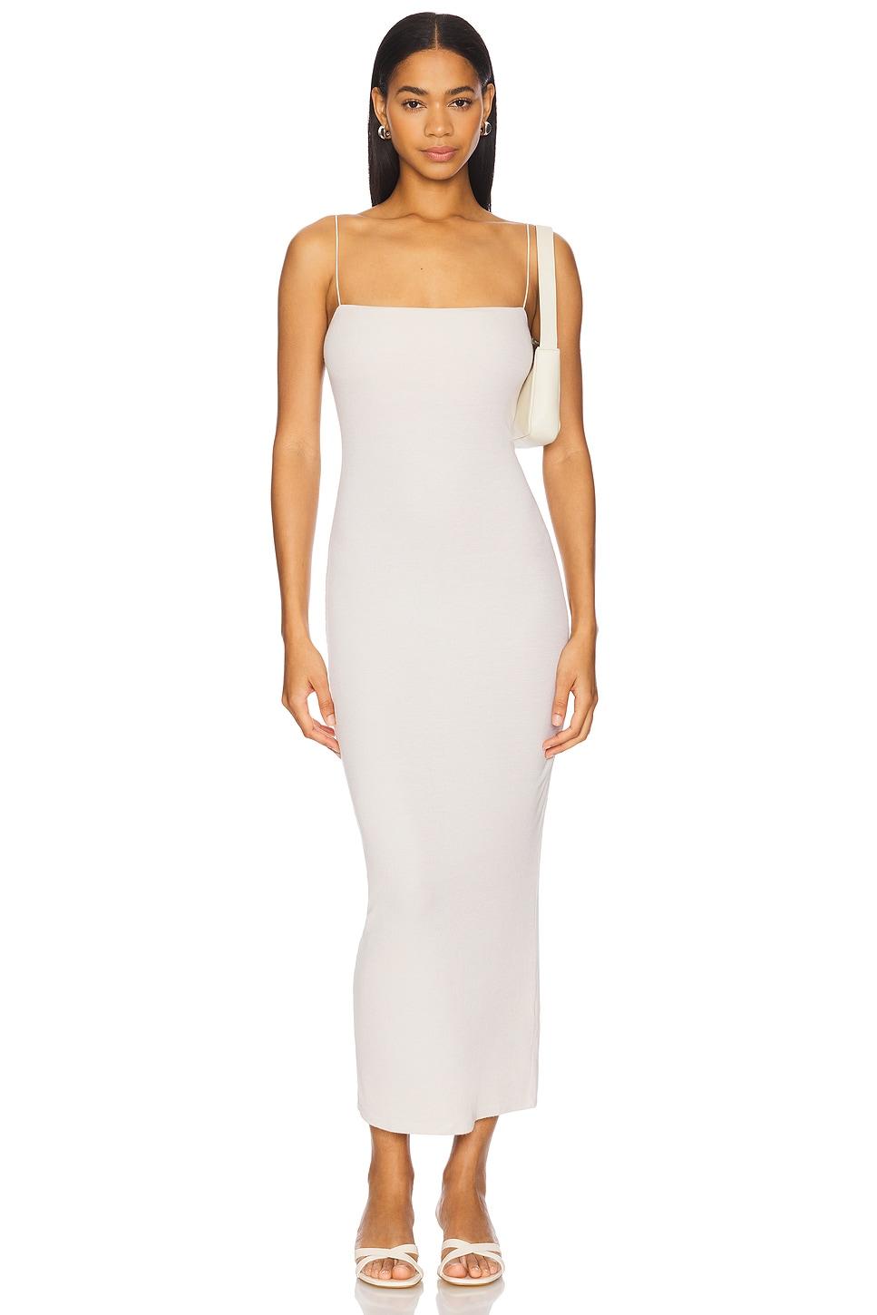 silk knit essential strappy dress