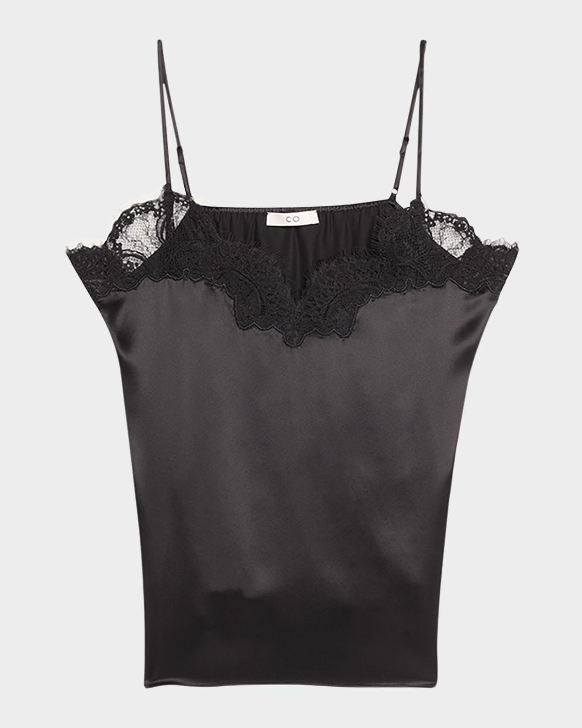 silk lace cami