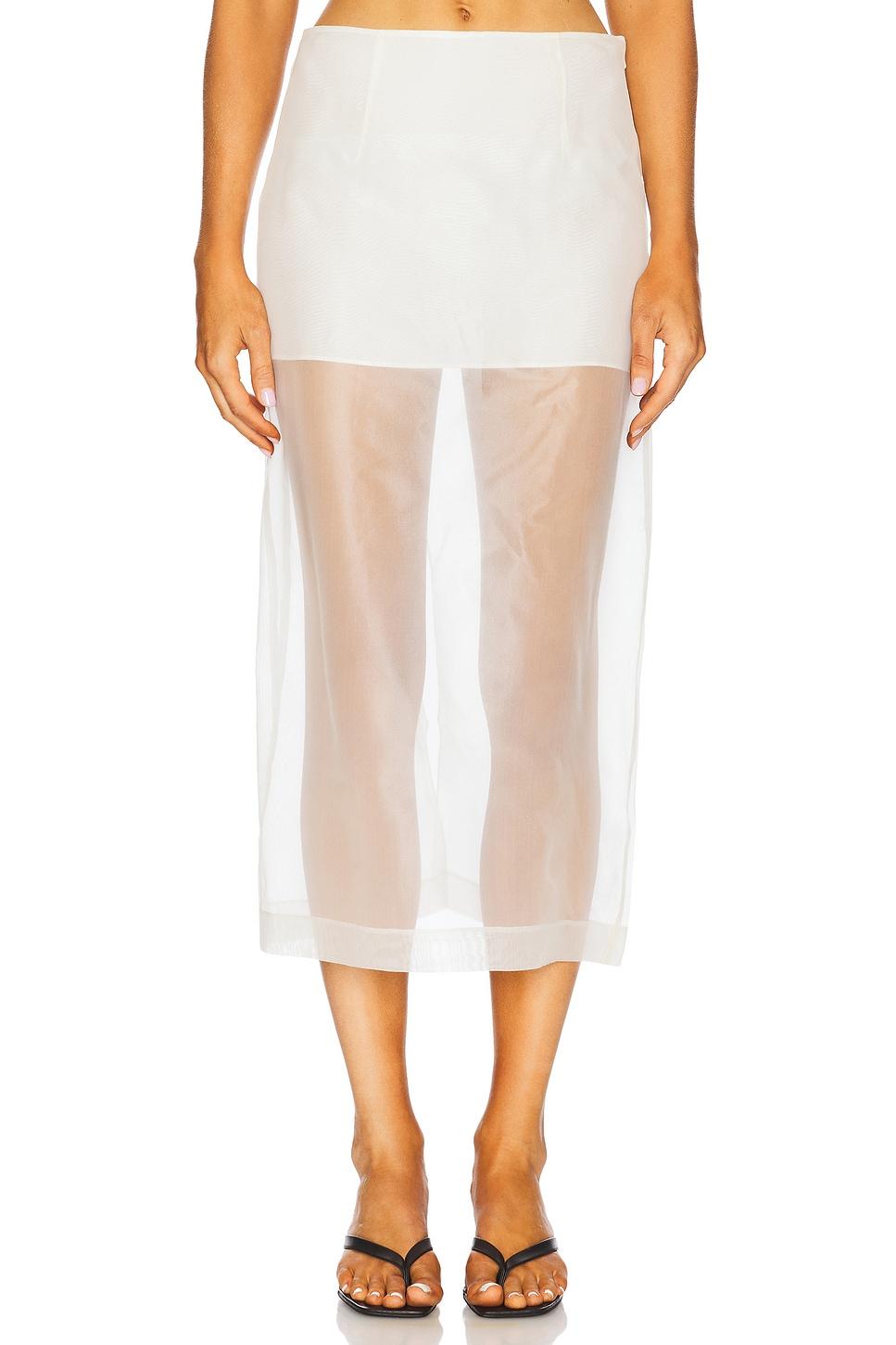 silk organza skirt