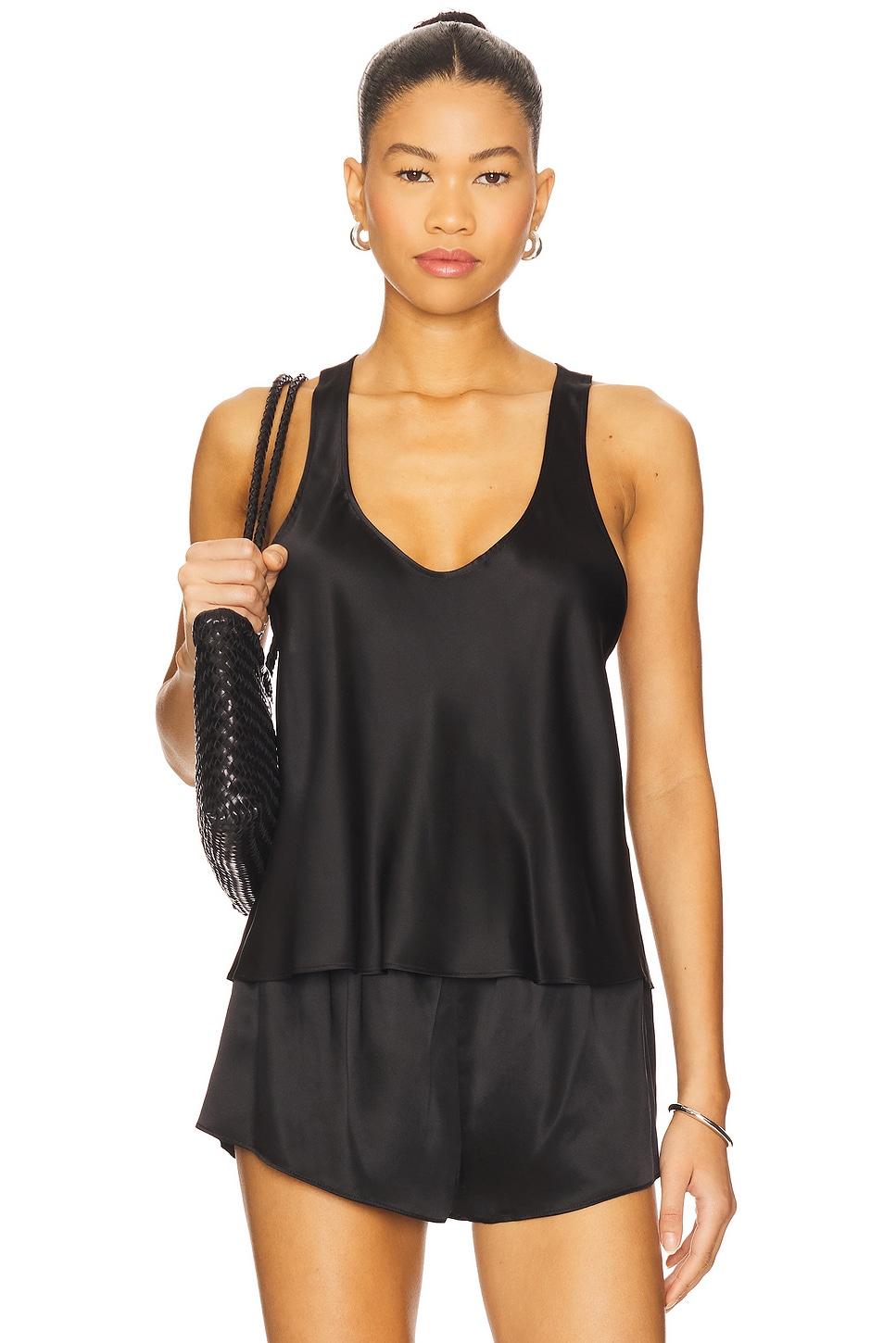 silk satin tank top