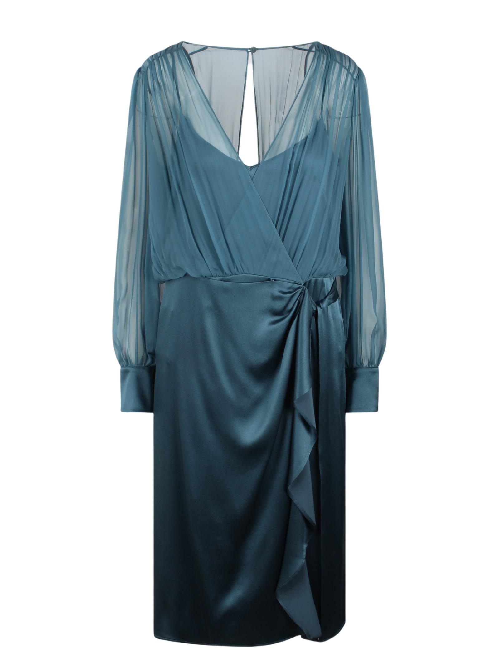silk wrap dress