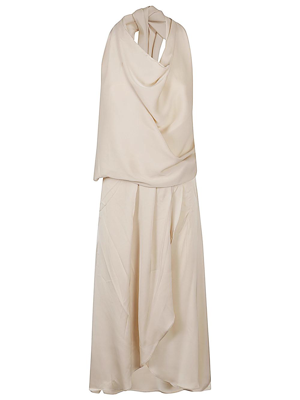silk95five dresses beige silk elastane - women
