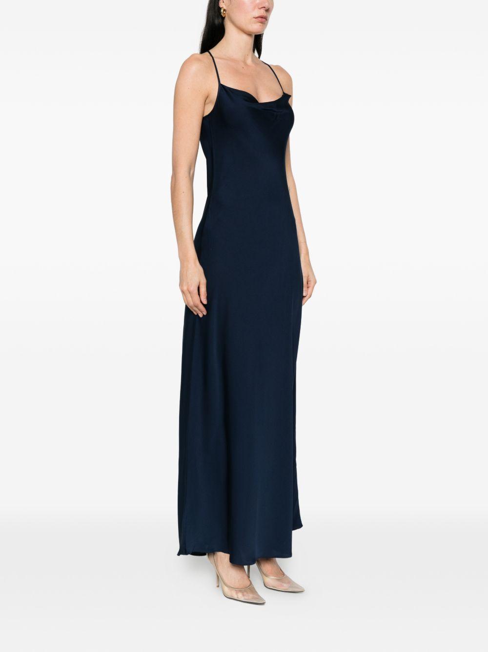 silk95five dresses blue silk - women