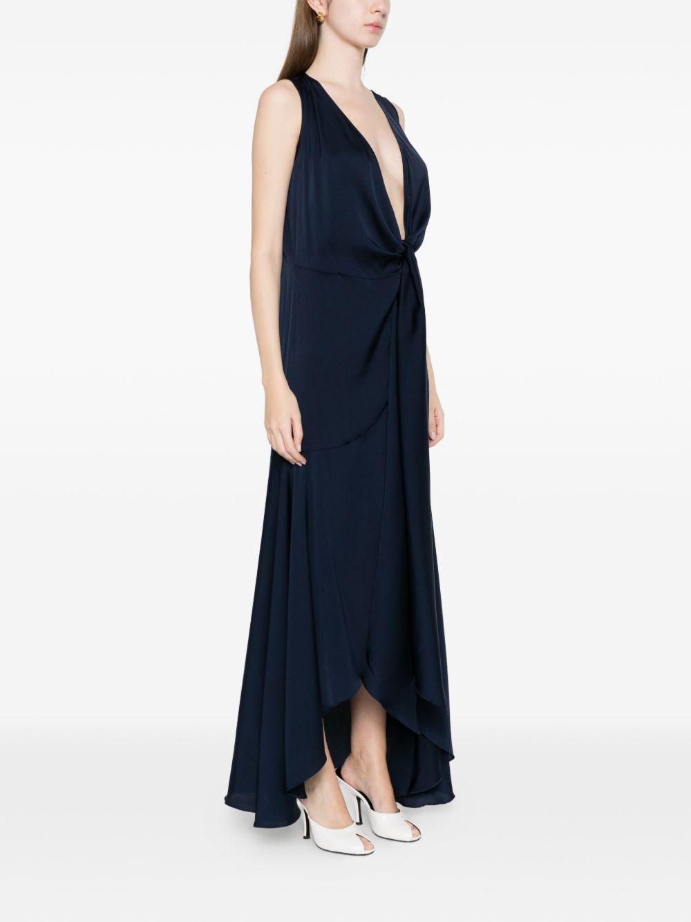 silk95five dresses blue silk - women