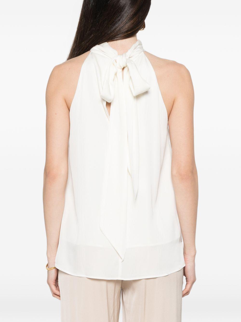 silk95five top white silk - women
