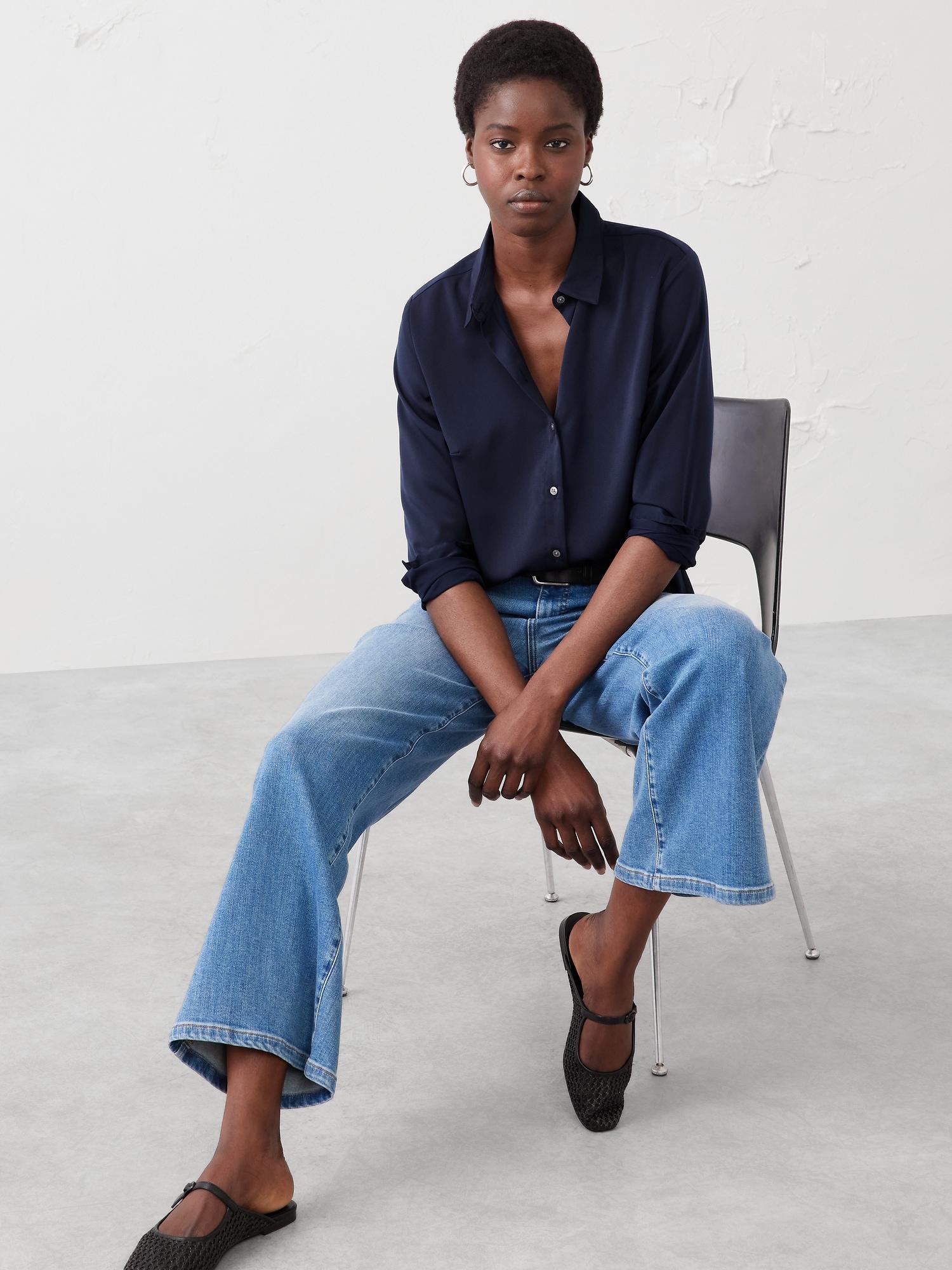 silky classic shirt