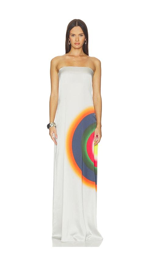 silvia tcherassi bahiana dress in grey.