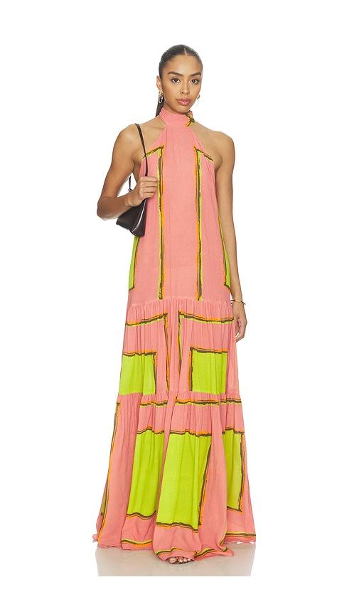 silvia tcherassi dorelia dress in pink.