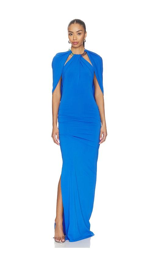 silvia tcherassi odele dress in royal.