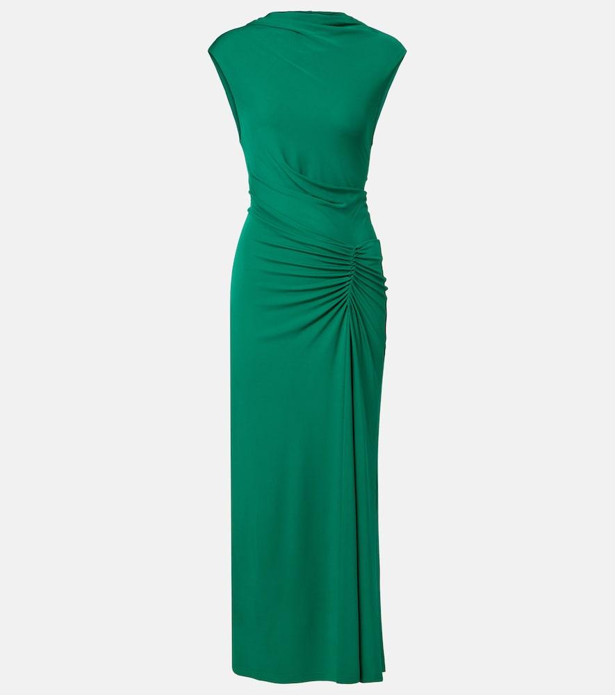 simkhai acacia draped jersey maxi dress