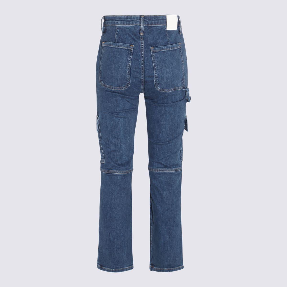 simkhai blue cotton jeans