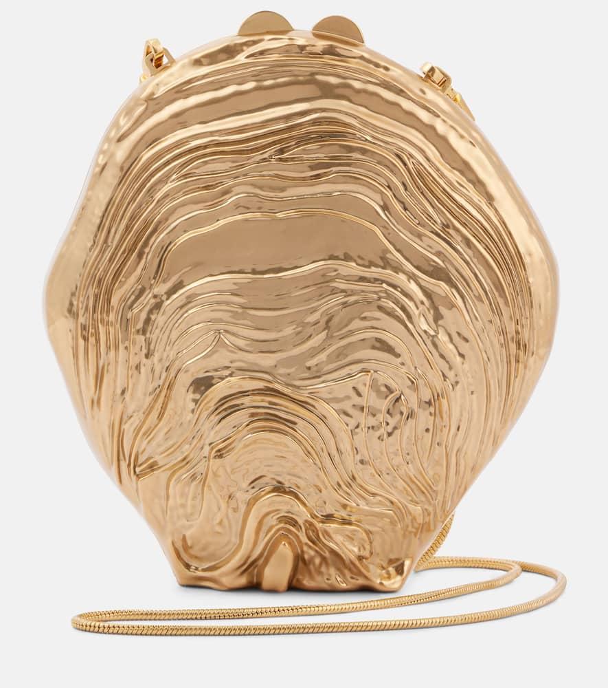 simkhai cove shell clutch