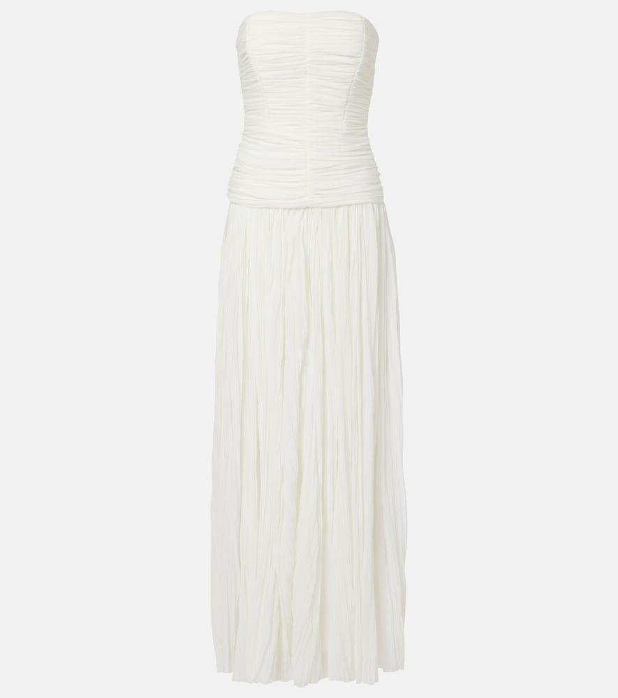 simkhai danielle jersey bustier gown