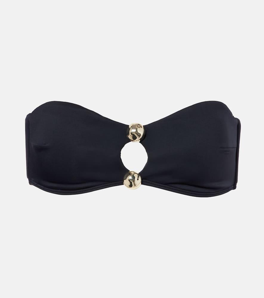 simkhai embellished cutout bikini top