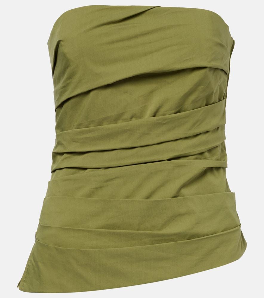 simkhai emerson ruched cotton