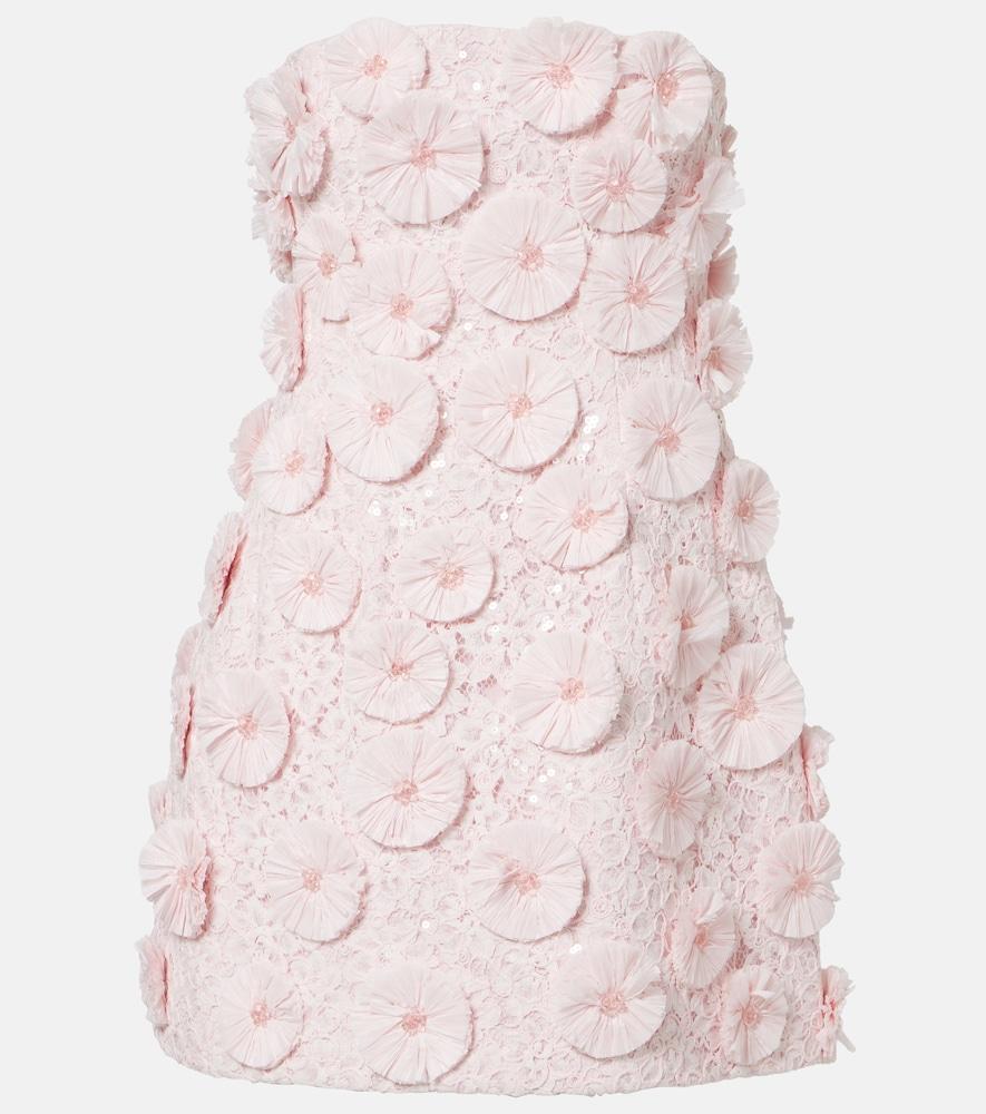 simkhai holland embellished bustier dress