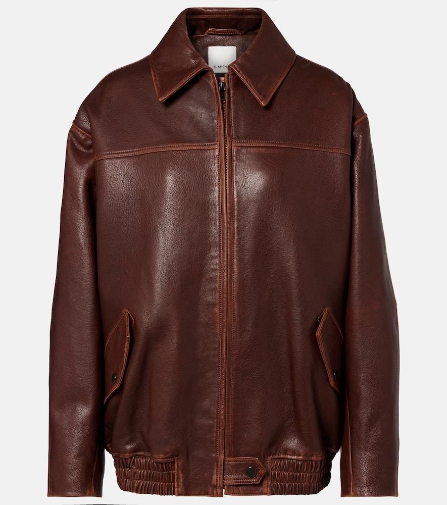 simkhai huntington leather jacket