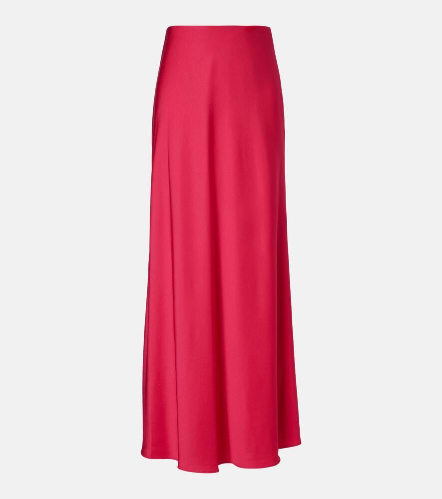 simkhai kiri satin maxi skirt