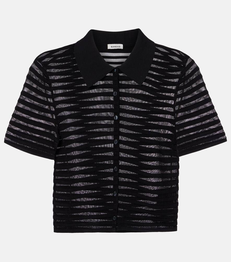 simkhai larken striped top