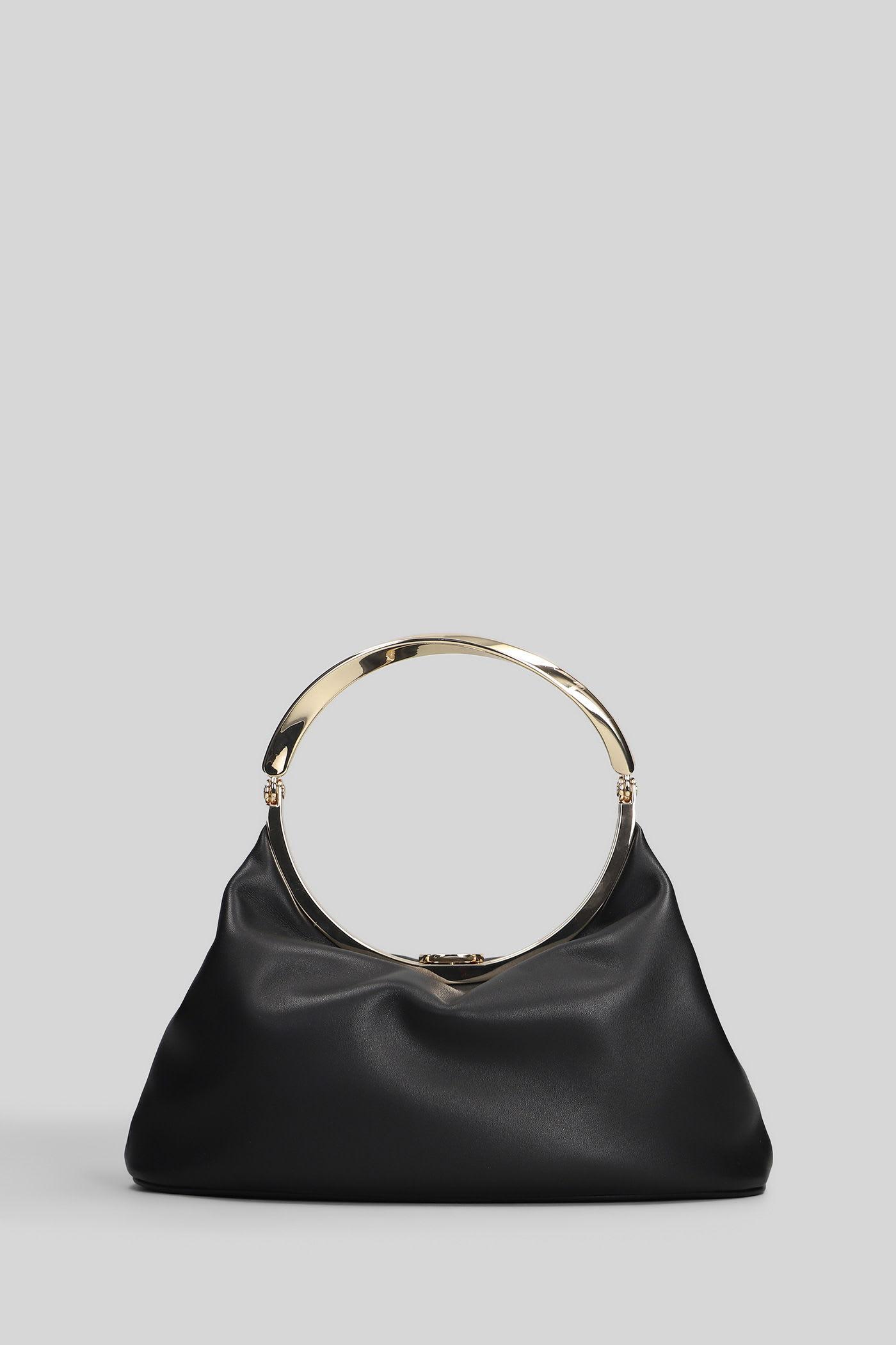 simkhai luca shoulder bag in black leather
