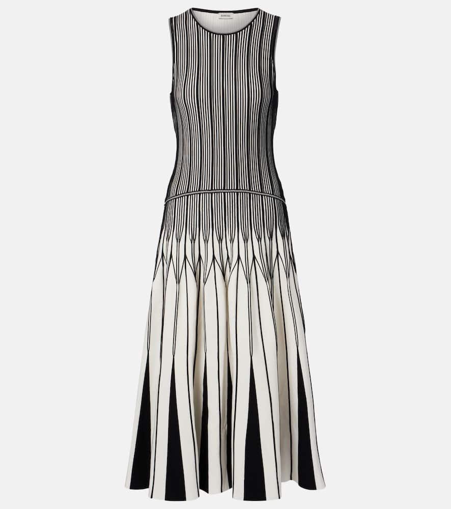 simkhai oaklen knitted midi dress