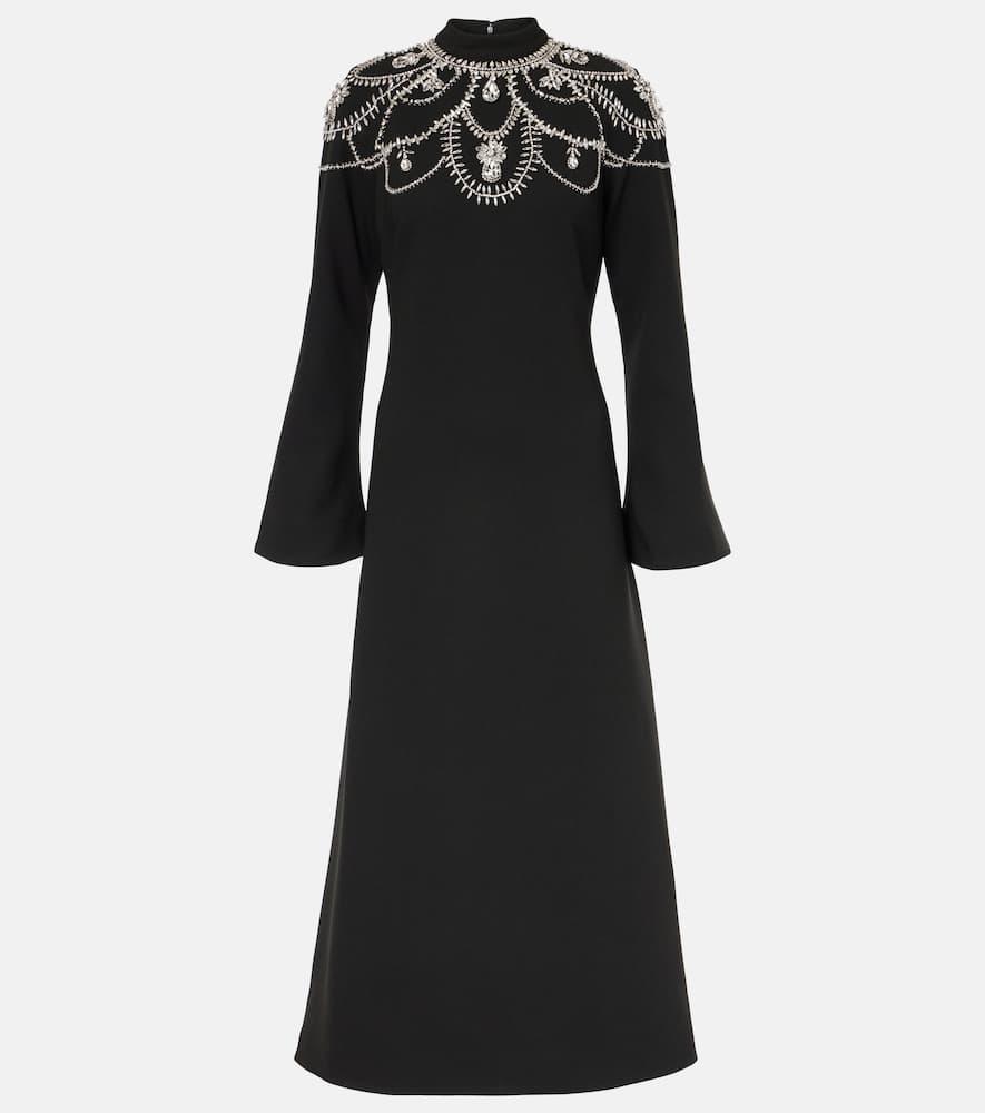 simkhai odetta embellished midi dress