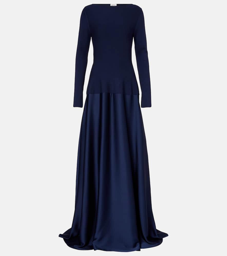simkhai paola satin gown