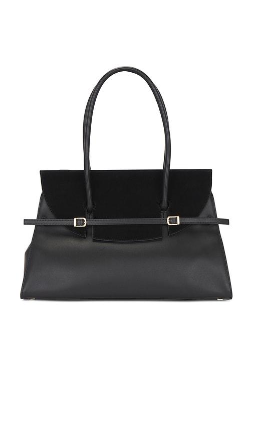 simkhai river shoulder bag in black.