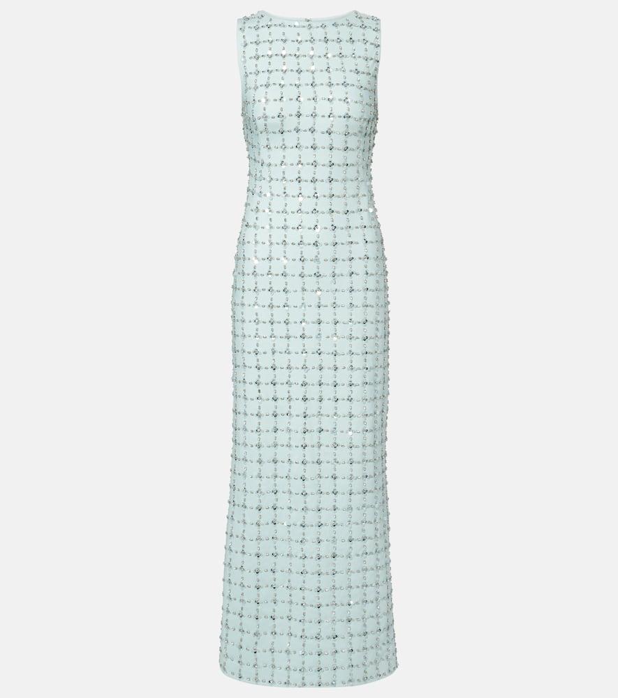 simkhai sequined maxi dress