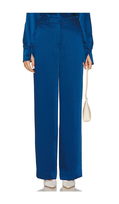 simkhai tavar pants in blue.