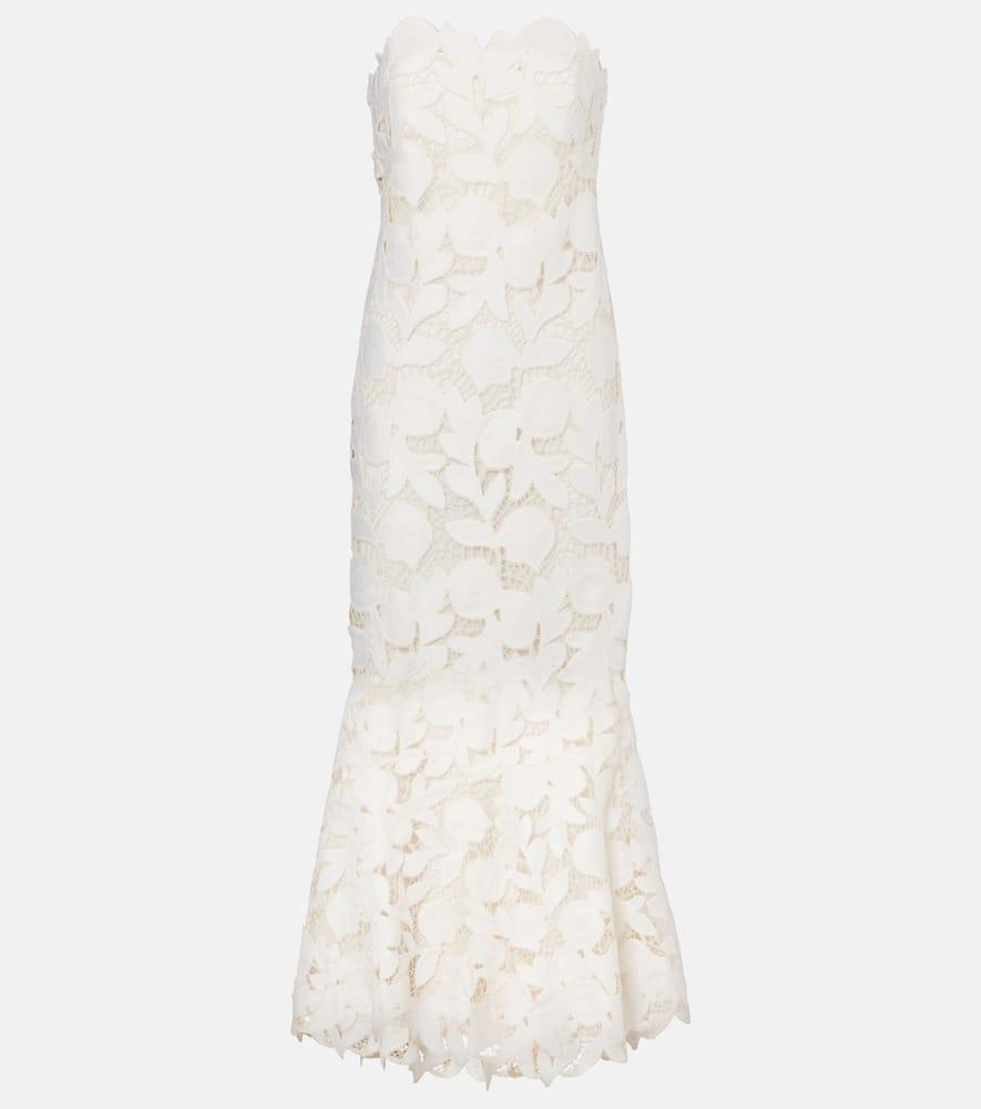 simkhai valetta embroidered midi dress