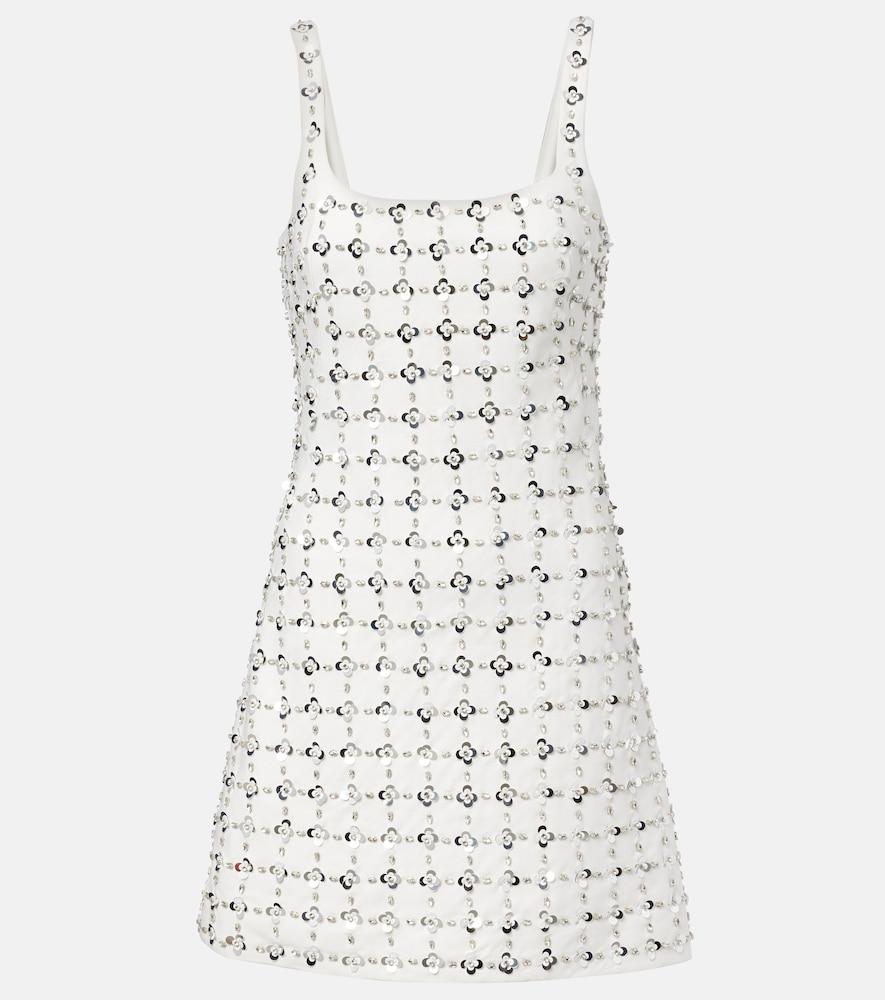 simkhai ziva sequined crêpe minidress