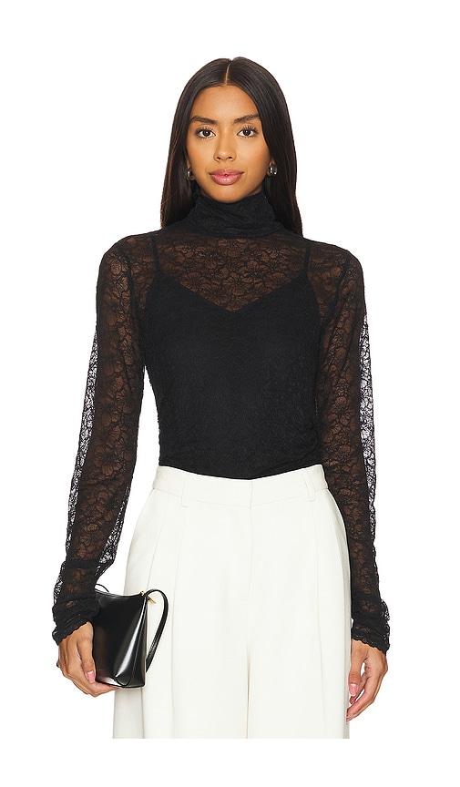 simkhai zurie combo bodysuit in black.