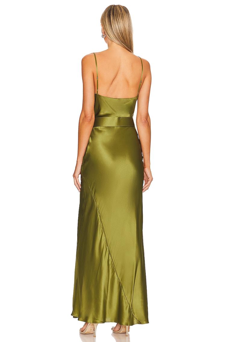 simone cowl neck dress